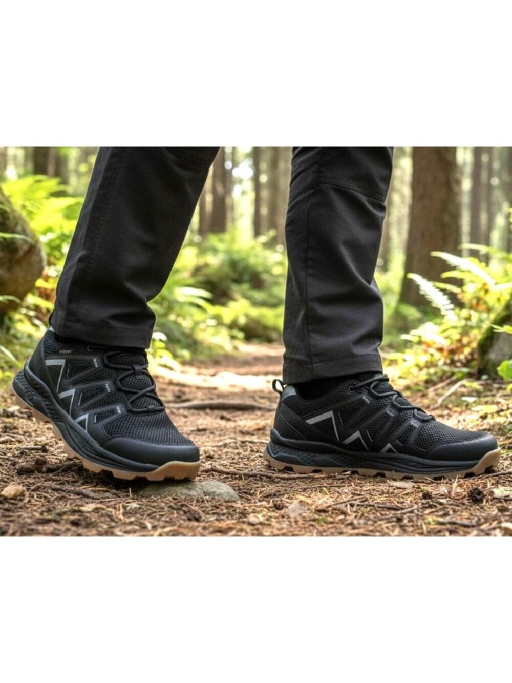 Khombu 10 Sneakers Men's All Terrain Hiker Rugged Athletic Outdoor Shoes Active
